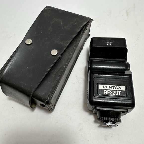 Pentax Other - Pentax AF 220T Shoe Mount Flash for Pentax SLR DSLR AF Bounce GN22 (m/ISO 100)‎